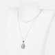 Natural & Synthetic Gemstone Pendant Necklaces US-NJEW-JN02160-4