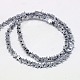 Electroplate Non-magnetic Synthetic Hematite Beads Strands US-G-J173-4x4mm-02-2