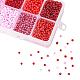 1 Box 8/0 Glass Seed Beads Round  Loose Spacer Beads US-SEED-X0050-3mm-07-4
