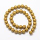 Electroplate Non-magnetic Synthetic Hematite Beads Strands US-G-R363-6mm-M-2