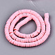 Handmade Polymer Clay Beads Strands US-CLAY-R089-6mm-069-2