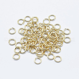 Brass Open Jump Rings US-KK-G331-08-3x0.5-NF
