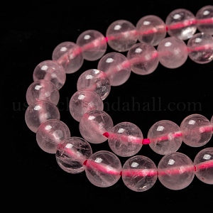 Natural Rose Quartz Beads Strands US-G-C076-8mm-3