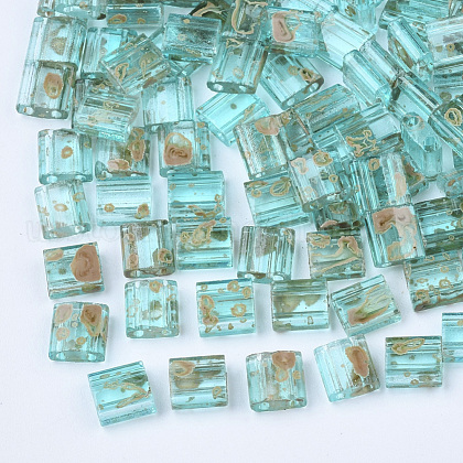 2-Hole Transparent Glass Seed Beads US-SEED-S023-30C-21-1