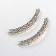 Tibetan Style Alloy Curved Tube Beads US-PALLOY-J504-03AS-2