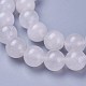 Natural White Jade Round Beads Strands US-G-N0120-03-8mm-2