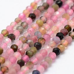 Natural Tourmaline Beads Strands US-G-K185-14B