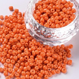 Baking Paint Glass Seed Beads US-SEED-S003-K4