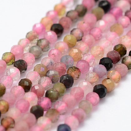 Natural Tourmaline Beads Strands US-G-K185-14B-1