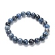 Natural Dumortierite Stretch Beaded Bracelets US-G-A185-01G-1