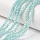 Electroplate Glass Beads Strands US-EGLA-A034-J10mm-T02-1