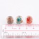 Mixed Color Round Handmade Lampwork Gold Sand Beads US-X-LAMP-ZZZ153-M-4