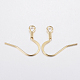 304 Stainless Steel French Earring Hooks US-STAS-H436-05-2