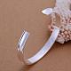 Classical Design Brass Cuff Bangles For Women US-BJEW-BB12389-3