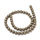 Natural Pyrite Beads Strands US-G-P075-54-8mm-2