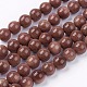 Synthetic Goldstone Bead Strands US-G-R193-04-10mm-1