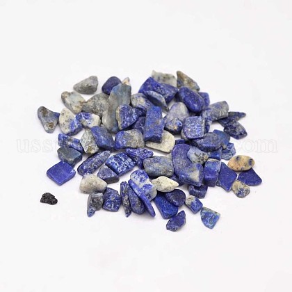 Natural Lapis Lazuli Chip Beads US-G-L453-05-1