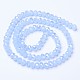 Electroplate Glass Beads Strands US-EGLA-A034-J8mm-B02-2