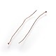 50Pcs Red Copper Plated Brass Ball Head Pins US-X-RP0.5x50mm-R-2