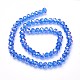 Electroplate Glass Beads Strands US-EGLA-D020-8x5mm-79-2