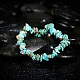 Natural Turquoise Chips Stretch Bracelets US-BJEW-BB16534-F-6