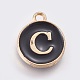 Double-sided Alloy Enamel Charms US-ENAM-WH0046-A01-2