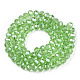 Electroplate Glass Beads Strands US-EGLA-A034-T6mm-A15-2