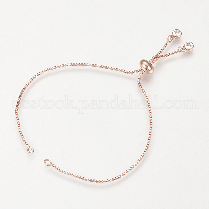 Brass Slider Bracelets Making US-MAK-R025-02RG-1