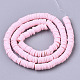 Handmade Polymer Clay Beads Strands US-CLAY-R089-6mm-071-2