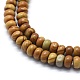 Natural Wood Lace Stone Beads Strands US-G-E507-04A-6mm-3