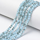 Electroplate Glass Beads Strands US-EGLA-A034-J6mm-E-2