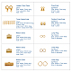 PandaHall Elite Jewelry Findings Sets US-FIND-PH0005-01G-3