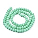 Opaque Solid Color Glass Beads Strands US-EGLA-A034-P8mm-D14-2
