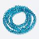 Electroplate Glass Beads Strands US-EGLA-A034-T10mm-I04-2