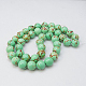 Synthetic Turquoise Beads Strands US-TURQ-H038-8mm-XXS10-2