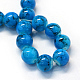 Baking Painted Glass Beads Strands US-X-DGLA-Q019-8mm-48-3