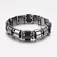Valentine Day Gifts for Husband Stretchy Magnetic Synthetic Hematite Bracelet US-IMB005-2
