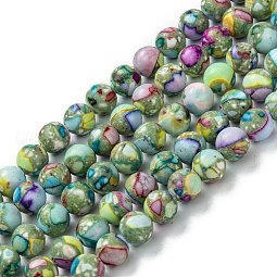 Natural Howlite Beads Strands US-G-L575-02E-A