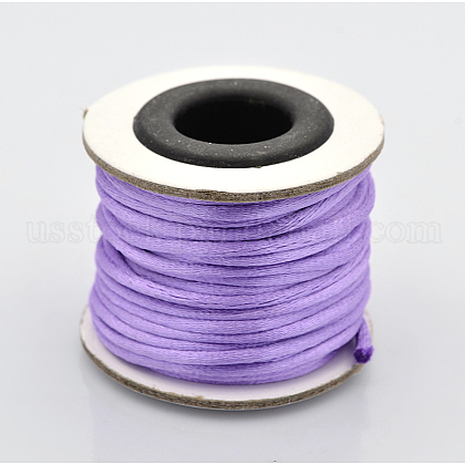 Macrame Rattail Chinese Knot Making Cords Round Nylon Braided String Threads US-NWIR-O001-A-12-1