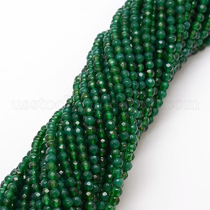 Natural Agate Bead Strands US-G-G882-4mm-A01-1