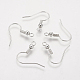 Brass Earring Hooks US-KK-Q261-4-NF-1