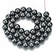 Non-magnetic Synthetic Hematite Beads Strands US-G-Q892-10mm-3