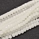 Faceted Rondelle Glass Beads Strands US-GLAA-I033-6mm-20-1