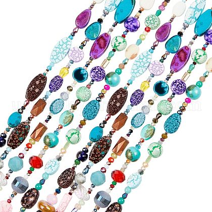 Glass Beads Strands US-GLAA-I043-01-1