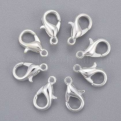 Zinc Alloy Lobster Claw Clasps US-E103-S-1