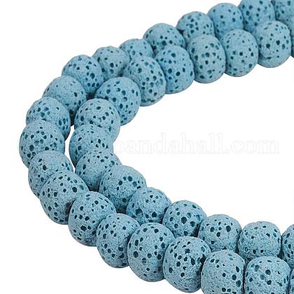 Synthetical Lava Rock Bead Strands US-G-PH0022-04-1
