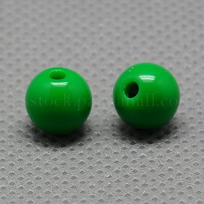 Solid Round Acrylic Beads US-MACR-I026-8mm-04-1