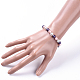 Shell Pearl Beads Stretch Bracelets US-BJEW-JB05144-M-4