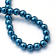 Baking Painted Pearlized Glass Pearl Round Bead Strands US-HY-Q003-6mm-06-4