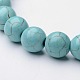 Synthetic Turquoise Beaded Stretch Bracelets US-BJEW-F203-02-4